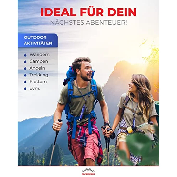 Alpenwert Wasserfilter Outdoor Doppelpack - 4000 Liter - 99,99% Keime/Bakterien ab - Trinkwasseraufbereitung – Bild 7