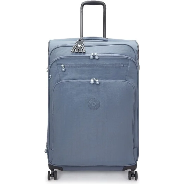 Kipling Basic New Youri Spin, 4 Rollen Trolley L 76 cm mit Dehnfalte, blau