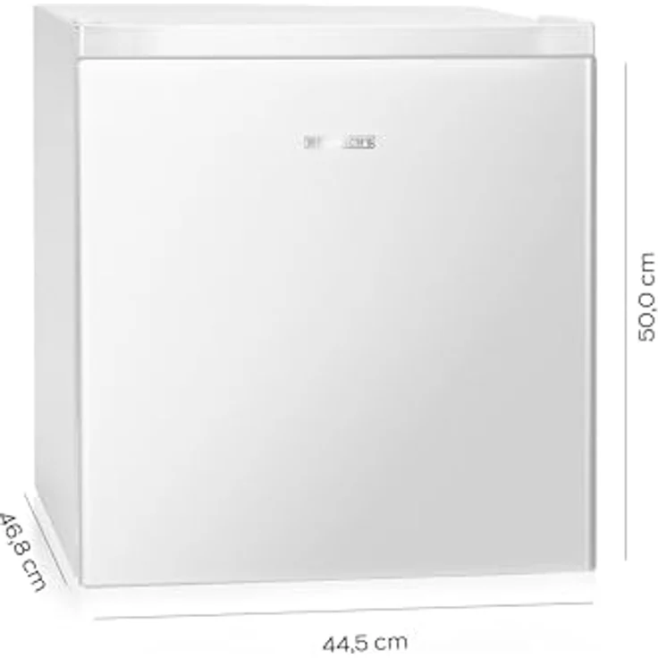 Heinrich´s HKB 4188 W, Getränkekühlschrank 45 Liter, Kühlgerät mit Gefrierfach, 50 cm hoch, 44.5 cm breit, energieeffizient, geräuschlos – Bild 2