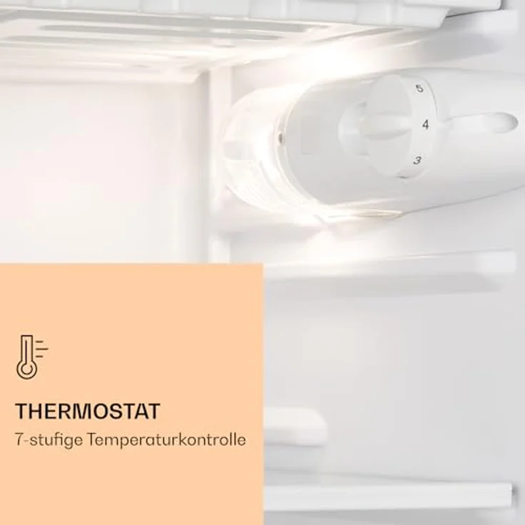 Klarstein Getränkekühlschrank HEA14-Frost-wh-E 10045832, 84 cm hoch, 45 cm breit, Mini Fridge weiß, 91 Liter Fassungsvermögen – Bild 6