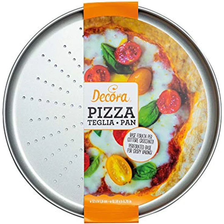 Decora 0075034 32 cm Crispy Pizza PAN, Stahl