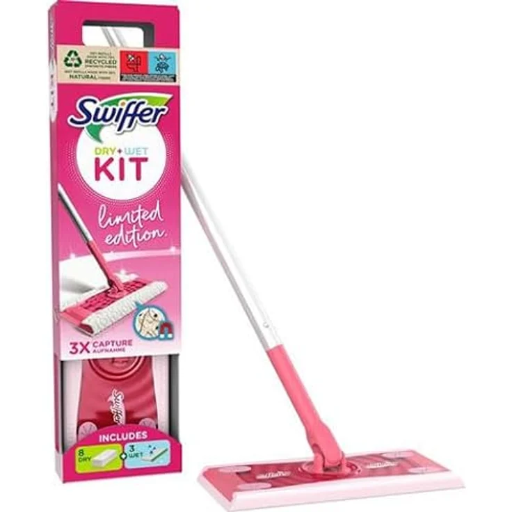 Swif Systemstarter (Bodenstab+8Tücher) pk Limited Edition pink – Bild 1