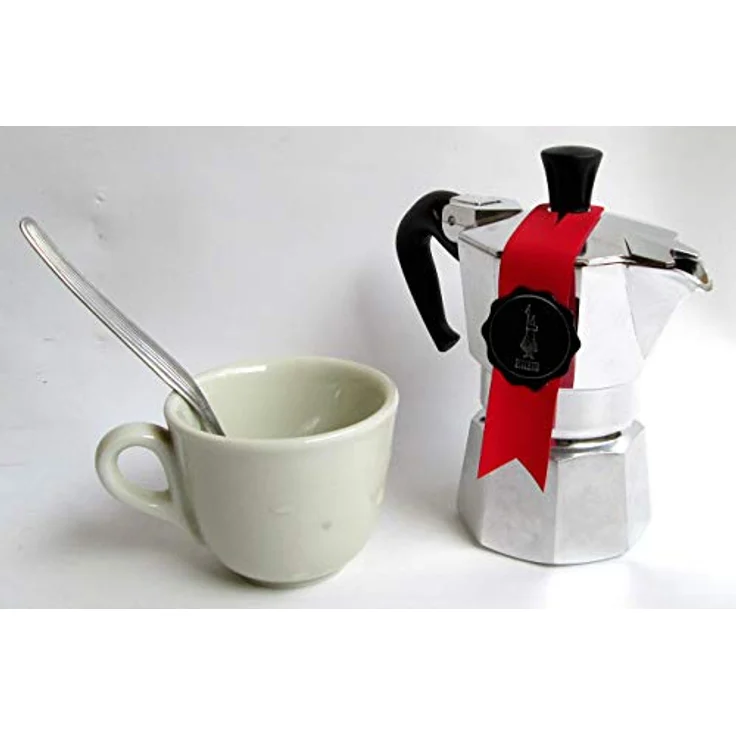 Bialetti Espressokocher-5791 Espressokocher, Aluminium, Silber-Schwarz, 13x6.5x12 cm – Bild 5