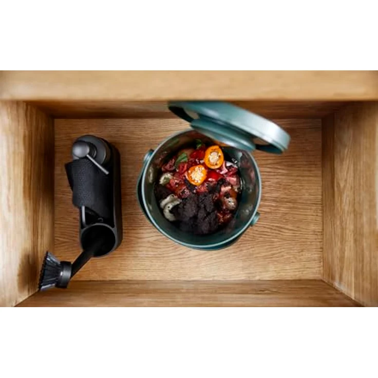 Geschirrspülset Silikon-Keramik schwarz 4teilig – Bild 3
