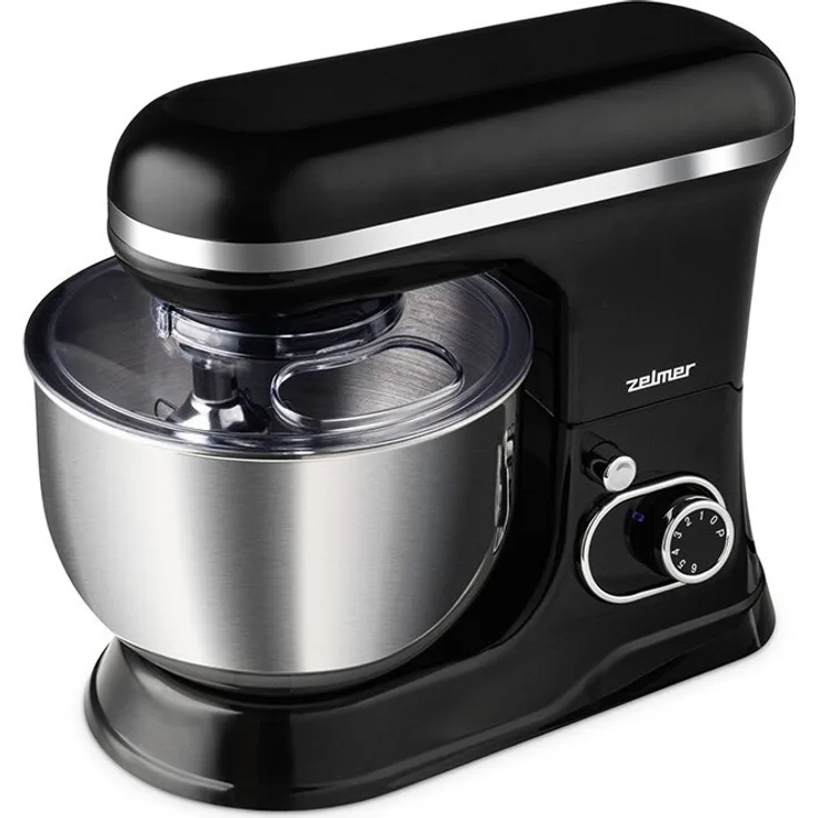 Zelmer Planetenroboter ZKR 1355 1200W Schwarz, Küchenmaschine