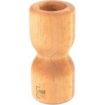 Rollholz Faszienrolle, Massagegerät aus Erle, ergonomisch geformt, handmade in Germany, warmes Hautgefühl