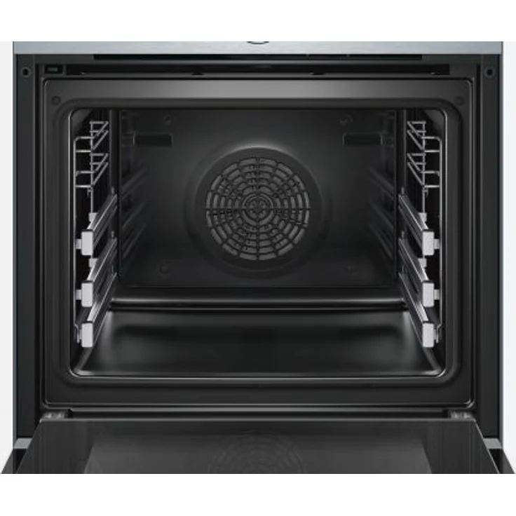 Bosch HBG632TS1Einbaubackofen, Energieeffizienzklasse A, Einbaugerät, elektrisch, Volumen 71 l, Breite 59,5 cm, 4D Heißluft, TFT-Display, SoftOpen + SoftClose, 3-fach voll ausziehbare Teleskopschienen, edelstahl – Bild 4