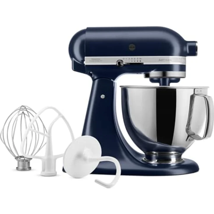 KitchenAid 5KSM125EIB, Küchenmaschine mit 300 Watt Leistung und 4,8 Litern Schüsselvolumen, Blau – Bild 5