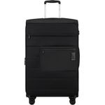 Samsonite Weichgepäck-Trolley VAYCAY, black, 77 cm, 4 Rollen, Großer-Koffer mit Volumenerweiterung