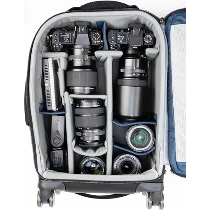 Think Tank Derby Roller V2.0 Fototrolley - Für Objektive oder Zubehör, Erfüllt Handgepäckbestimmungen, passend für MacBook Pro und iPad Pro, Regenhaube inklusive – Bild 3