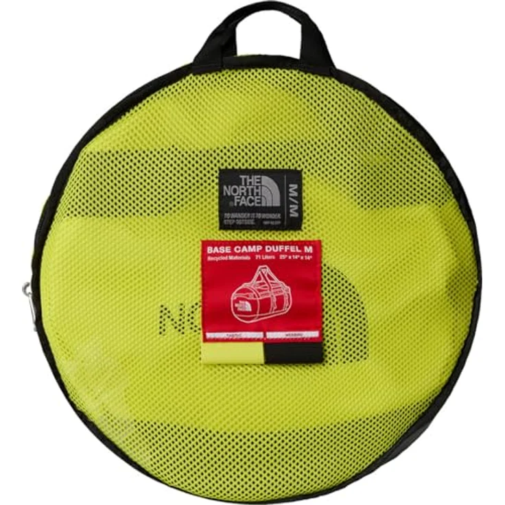 The North Face Base Camp M Reisetasche, 65 cm, aus 100% Polyester, gelb – Bild 5