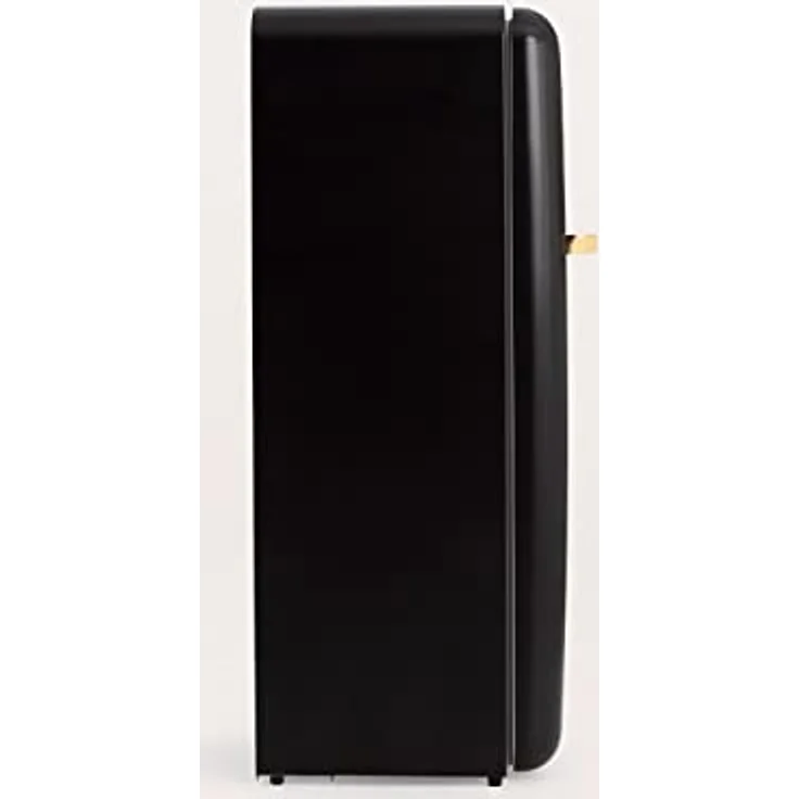 CREATE RETRO FRIDGE 150 GOLD Kühlschrank mit Gefrierfach, 281L, Schwarz mit goldenem Griff, 150 cm, 3 Ablagen, Temperaturregelung, niedriger Energieverbrauch – Bild 5