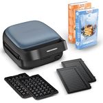 Tefal 2-in-1 Sandwichmaker SW8674 Snack Collection, 700 W, Antihaftbeschichtung, austauschbare Plattensets, inkl. Rezeptbuch