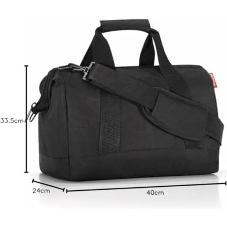 reisenthel Allrounder Handtasche, Schwarz, mit Innensteckfächern für vielseitige Nutzung als Wochenend- und Sporttasche – Bild 9