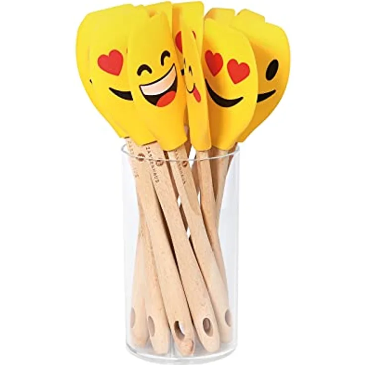 Zassenhaus KP0000056976 Smiley Teigschaber, Silikon