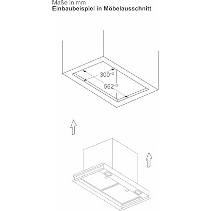 Siemens LJ67BDP60, iQ500 Integrierte Designhaube, 60 cm, Klarglas schwarz bedruckt, mattschwarz, mit Home Connect und dimmbarer LED-Beleuchtung – Bild 17