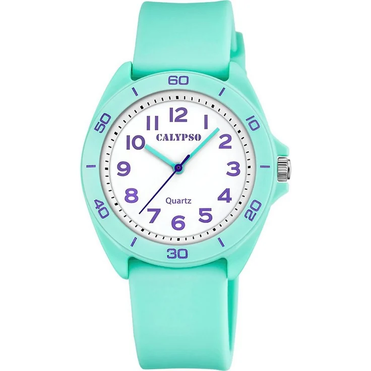 CALYPSO WATCHES Quarzuhr Junior Collection K5833/3 türkis, Armbanduhr für Kinder bis 10 bar wasserdicht – Bild 1