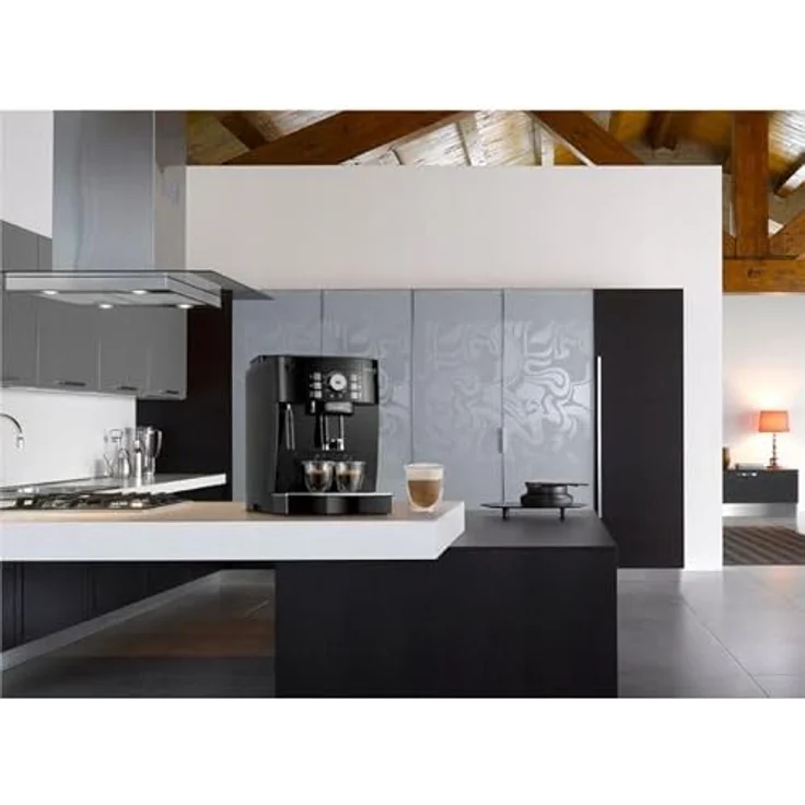 De'Longhi ECAM12.123.B, Super Kompakt Kaffeevollautomat mit 13 Mahlgradstufen, manuelles Cappuccino-System, schwarz – Bild 4