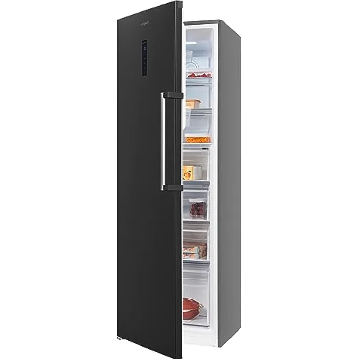 Exquisit Gefrierschrank GS295-NF-H-040D inoxlook-az, NoFrost-Technologie, 274 Liter, Schnell-Gefrierfunktion, flexibler Türanschlag – Bild 1