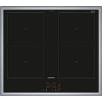 Siemens EM645CQB6E iQ500, Induktionskochfeld, 60 cm, herdgesteuert, Schwarz, Mit Rahmen aufliegend, Kombi-Induktion, powerBoost, powerInduktion - schneller, sauberer und sicherer kochen