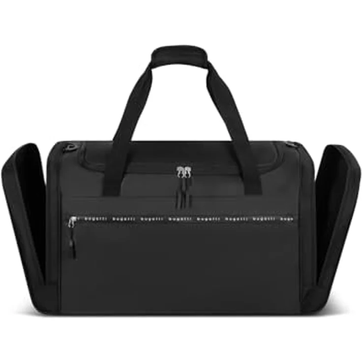 bugatti Blanc Delight Weekender Reisetasche, 65 cm, schwarz, 100% Polyester, ideal für Reisen – Bild 6