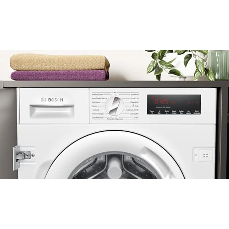 Bosch WIW 28443, Frontlader-Waschmaschine, C, Fassungsvermögen 8 kg, Standgerät, Breite 60 cm, weiß – Bild 11