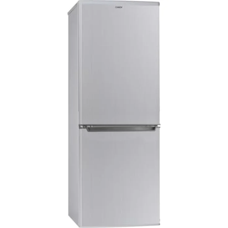 Candy City Combi CHCS 514EX Kühlschrank, 207 Liter, 2 Türen, statisch, einstellbare Temperatur, LED-Licht, Silber, 55 x 58 x 151 cm – Bild 1