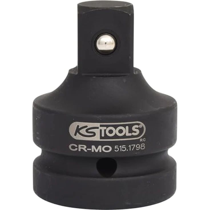 KS Tools 1" Kraft-Reduzieradapter, 1"F x 3/4"M, Vierkantantrieb nach DIN 3121, Chrom-Molybdän, max. Drehmoment 1412 Nm – Bild 3