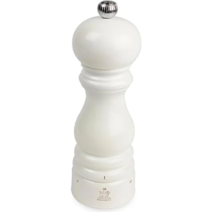PEUGEOT Salzmühle Paris u'Select Z 18 cm, 6 voreingestellte Mahleinstellungen, Zirlion-Mechanismus, PEFC-zertifiziertes Holz, elfenbeinfarben lackiert – Bild 1