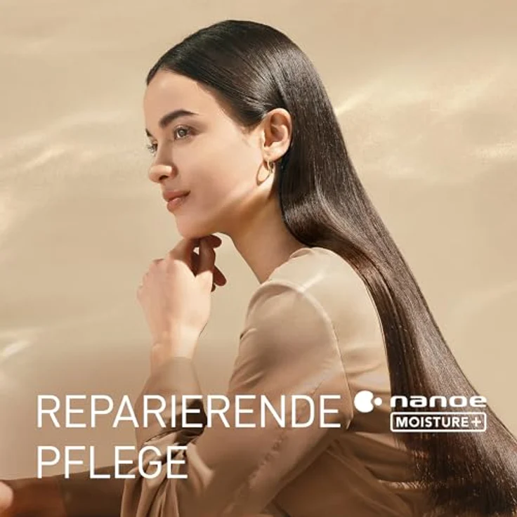 Panasonic EH-NA0J-N825 nanoe™ MOISTURE+ & Mineral Haartrockner, Diffusor & Konzentratordüse, intelligente Sensoren, Heiß- & Kalt-Wechselmodus, Pflege für Haut, Kopfhaut & Haarspitzen, 1600 W, Schwarz – Bild 2