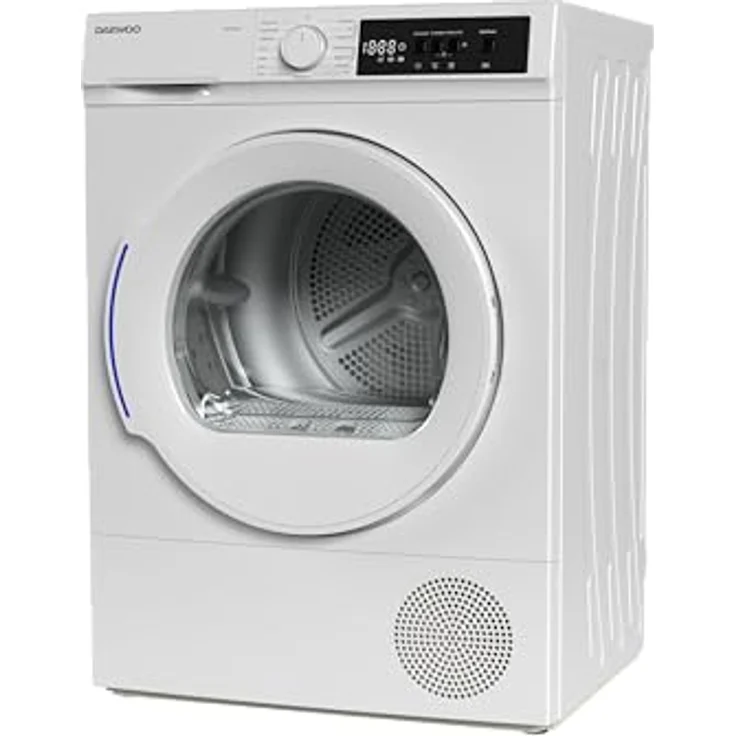 Daewoo TD-BR7GP0WE0-DE Wäschetrockner, 7 kg, Energieeffizienzklasse E, 15 Trockenprogramme inkl. 20-Minuten-Schnelltrockenprogramm, Weiß – Bild 4