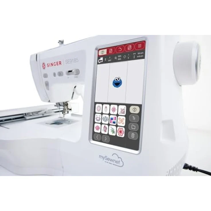 Singer SE 9185, Nähmaschine mit WiFi und Stickfunktion, Weiss – Bild 2