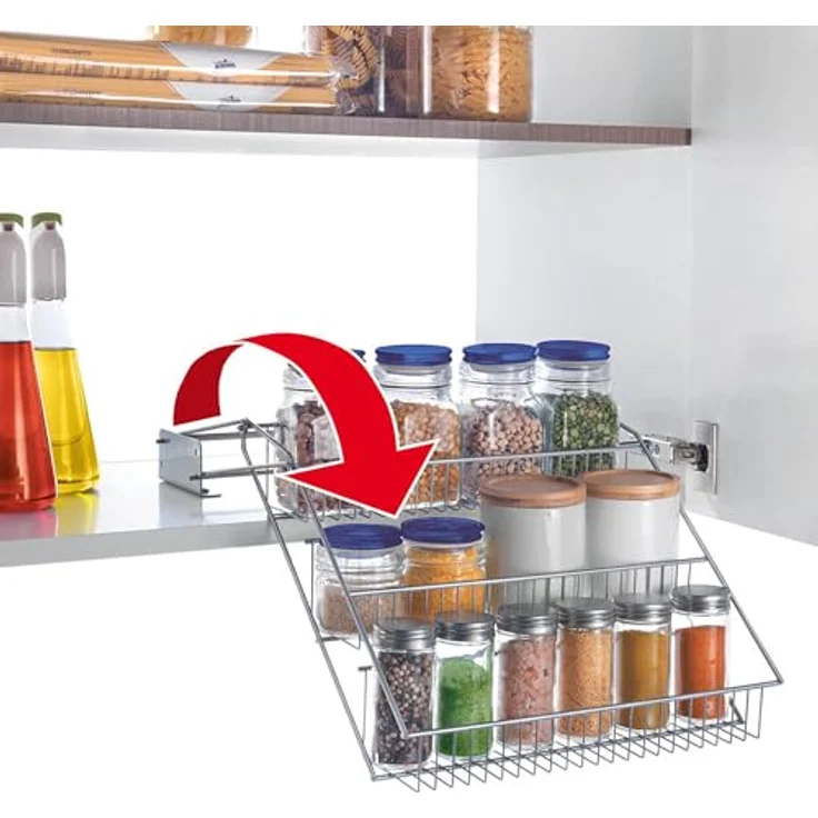 Metaltex 365011099 Gewürzregal 33 x 28 x 21 cm Polytherm Up und Down – Bild 5