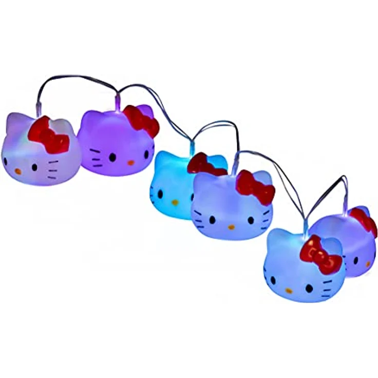 Teknofun Kitty Girelande Lumineuse 1.05m, Weiß – Bild 4