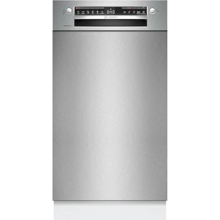 Bosch SPU4HMS10E Unterbau-Geschirrspüler, 45 cm, gebürsteter Stahl, Geräuschunterdrückung, Silence on Demand Funktion – Bild 1