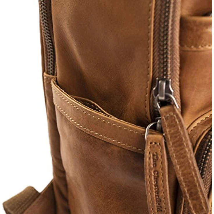 The Chesterfield Brand Austin Business-Rucksack, 39 cm aus 100% Leder mit Laptopfach, braun – Bild 4