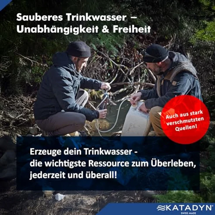 Katadyn Explorer Pro Wasserfilter 8021292, 3-Stufen-Filtration mit Keramik-, Aktivkohle- und Virusmembran, mobiler Purifier für extreme Umgebungen – Bild 8