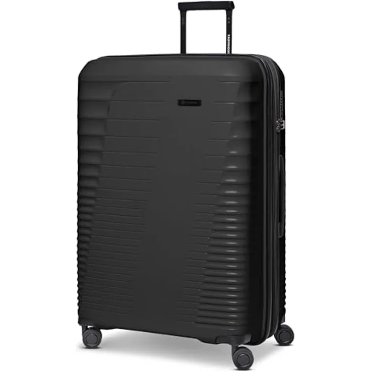 Farmhood Eco Edition großer Hartschalen Check-in Koffer nachhaltig | XL Trolley 53 x 31 x 77 cm mit Dehnfalte von 114 auf 120 Liter erweiterbar | Ultra-leicht nur 4,25 Kg