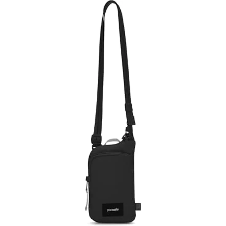 "Pacsafe Umhängetasche Go Tech Crossbody Bag, schwarz, mit RFID Blocker-Schutz und stichfestem Reißverschluss" – Bild 2