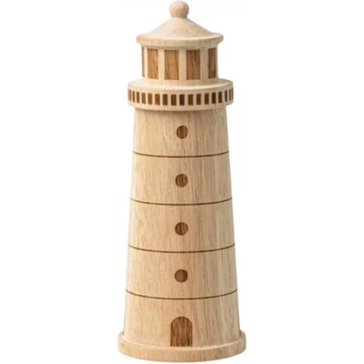 Räder Leuchtturm Salz-/Pfeffermühle, Gewürzmühle für Salz und Pfeffer, edel Holzdesign – Bild 2
