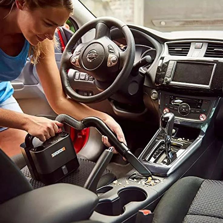 Worx WX030, Handstaubsauger beutellos und schnurlos, kompakt und leistungsstark – Bild 2