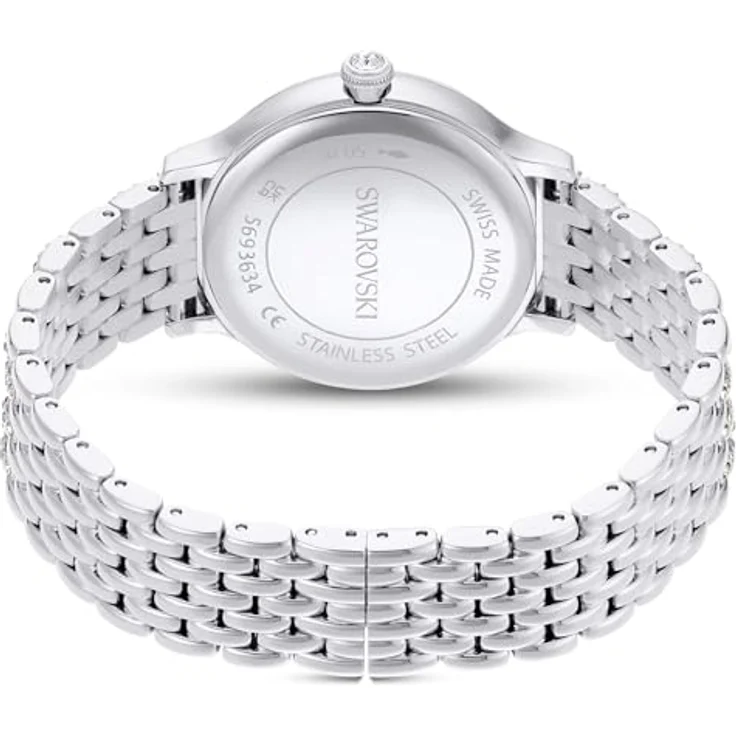 Swarovski Imber Uhr, Schweizer Produktion, Metallarmband, Silberfarben, Edelstahl, Einheitsgröße – Bild 3