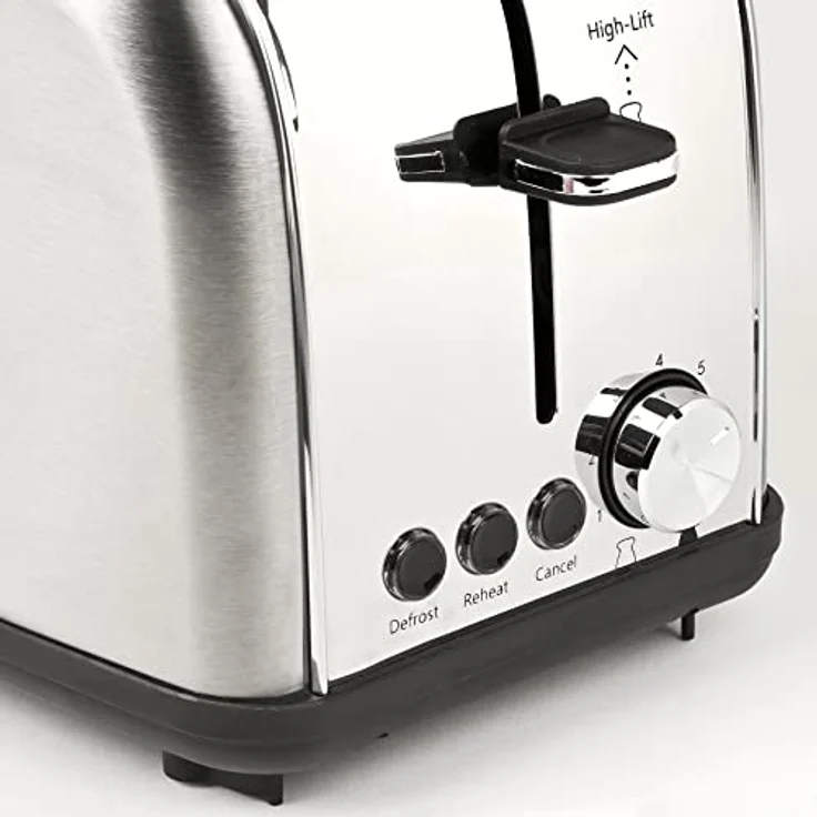 Girmi TP57 Toaster, 800 Watt, Körper und Zange, Edelstahl, Silber – Bild 3