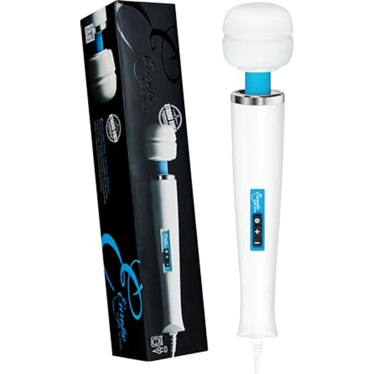 Europe Magic Wand, Ganzkörper-Massagestab mit 30 Watt Leistung, 6 Geschwindigkeitsstufen, Netzanschluss, hygienischem Silikonkopf, 236 cm Kabel Länge – Bild 1