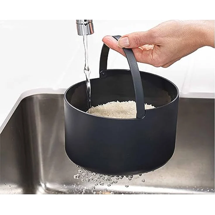 Joseph Joseph M-Cuisine - Mikrowellen Reis- und Getreidekocher - schwarz-weiß – Bild 6