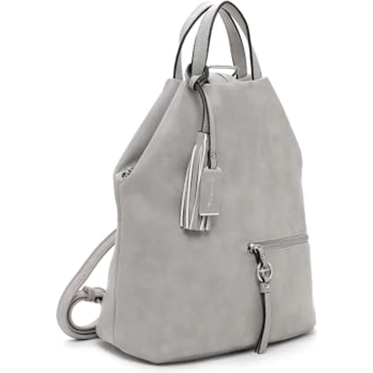 Tamaris Nele City Rucksack, 40 cm, grau, 100% Polyurethan, 35 x 17 x 40 cm – Bild 5