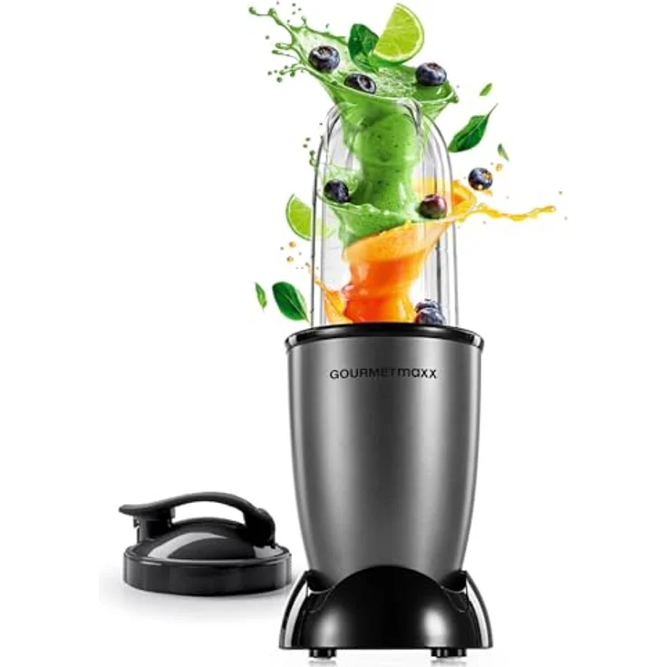 GOURMETmaxx Mr. Magic Power 400 Pro, Standmixer mit 500 ml Becher und Edelstahl-Kreuzklingenaufsatz für Shakes und Smoothies – Bild 1