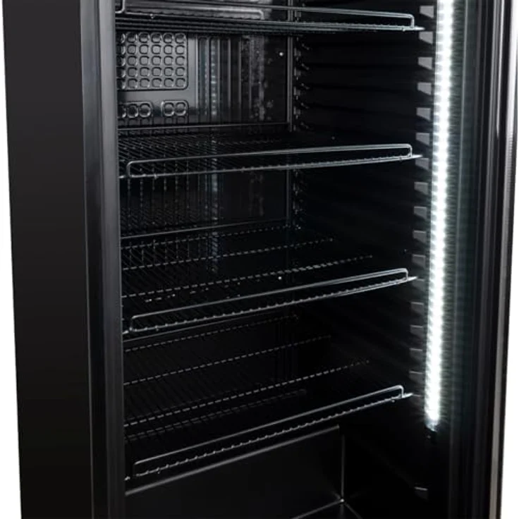 GastroHero Getränkekühlschrank GKS-230 I 230 L Flaschenkühlschrank mit Glastür, LED-Beleuchtung & abschließbar, Temperatur von 0 bis +8 °C – Bild 5