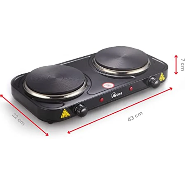 Ardes Elektrokocher mit 2 Platten – Bild 4