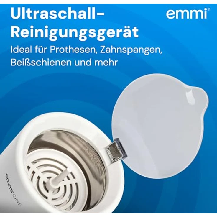 Emag Emmi-One Ultraschallreiniger, 24W, 0.2l, kompakt und leistungsstark für Haushalt und Dentalbereich – Bild 2